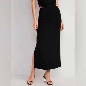 Old Navy Ruched Maxi Skirt